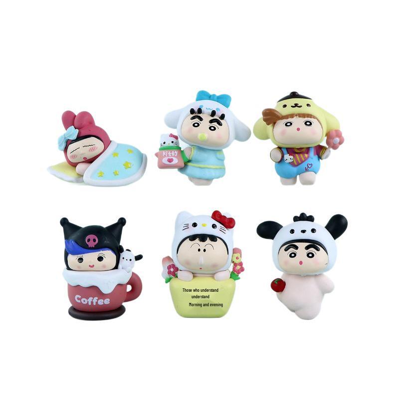 Sanrio Crayon Shin-chan Creative Cartoon Figure Ornament - Crayon Shin-chan Series