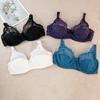 Women Bras Fashion Sexy Lace Bra Push Up Plus Size Bralette Thin Cup Underwire Bras Underwire Lingerie Underwear Top C D Cup