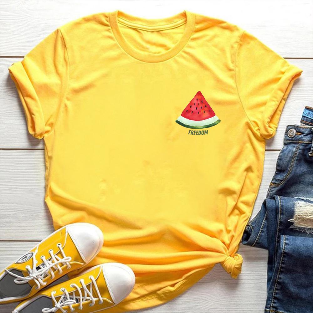 Funny Freedom Watermelon Tshirt You Will Never Walk Alone Shirt Watermelon Graphic Shirts Cute Watermelon Tee Unisex Tshirts