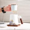 Tea Infuser Ceramic Office Mug