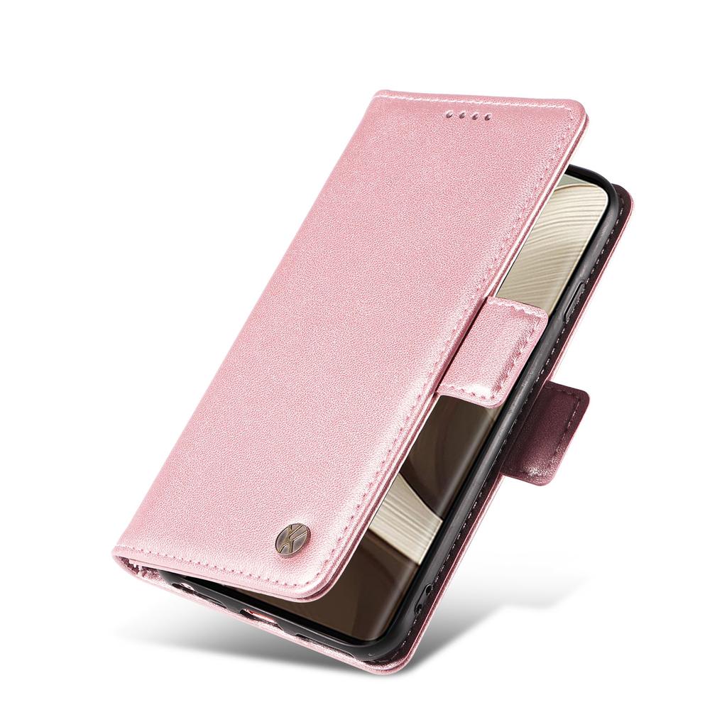 YIKATU YK-003 For Motorola Edge 50 5G Case Wallet Stand Leather Phone Cover Side Buckle