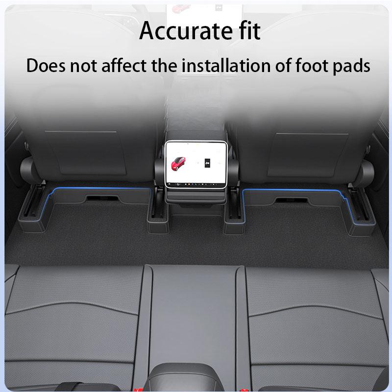 For Tesla Model Y Juniper 2025 Nappa Leather Front and rear Under seat corner protectors vehicle  Car Interior Accessories