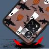 Hallowmas Cute Case for Xiaomi Redmi Note 11 10S 8T 10 12 Pro Plus 11T 8 9 11E 11S 5 Pro 9S 7 Soft TPU Black Phone Cover