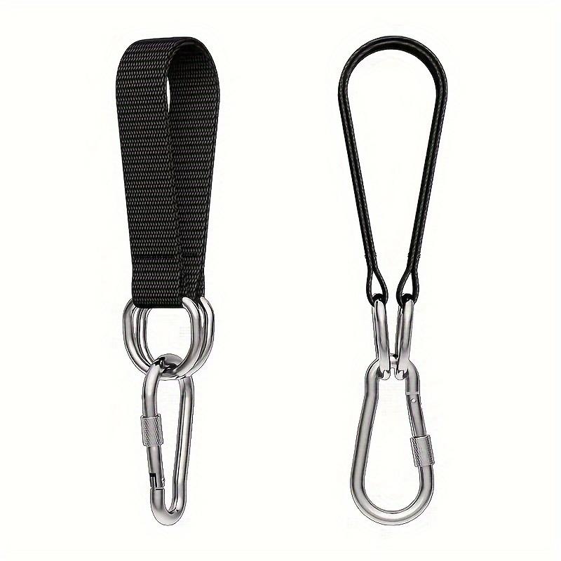 1/2pcs, Durable Hanging Belt, Hammock Swing Hanging Belt and Steel Alloy Hooks, Outdoor Camping Hiking Tools Hammock Accessories