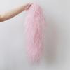 DIY 50 CM Pštrosí boa lem 10/8/6/4/2 vrstvy Přírodní pštrosí peří Oblečení Šála Svatba Dekorace Pštrosí peří šátek Přizpůsobení