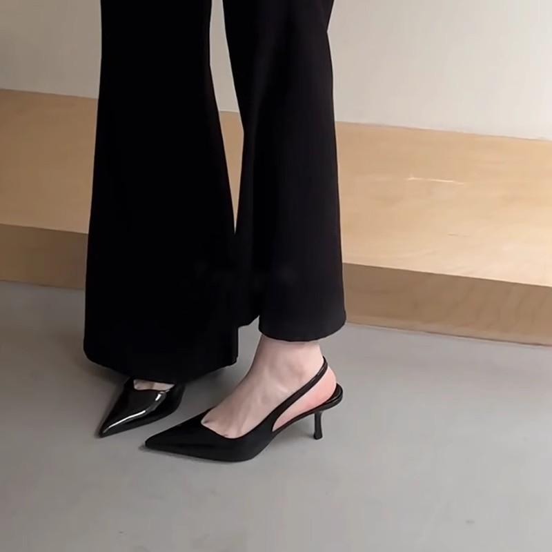 Fashion 2025 Ladies Shoes High Quality Slip On Women's Pumps Autumn Pointed Toe Solid Fashion Shallow Mouth High Heels Dress Pumps Women