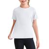 Kids' Quick-Dry Tee - Solid Color Sport T-Shirt