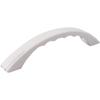 9-inch RV Cargo Trailer Door Handle Bar Accessory for Easy Grip, White Curved