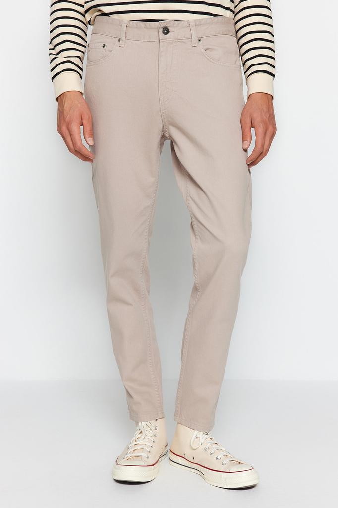 Men's Fashion New Jeans Anthracite Relax Fit Boyfriend Jeans Denim Trousers