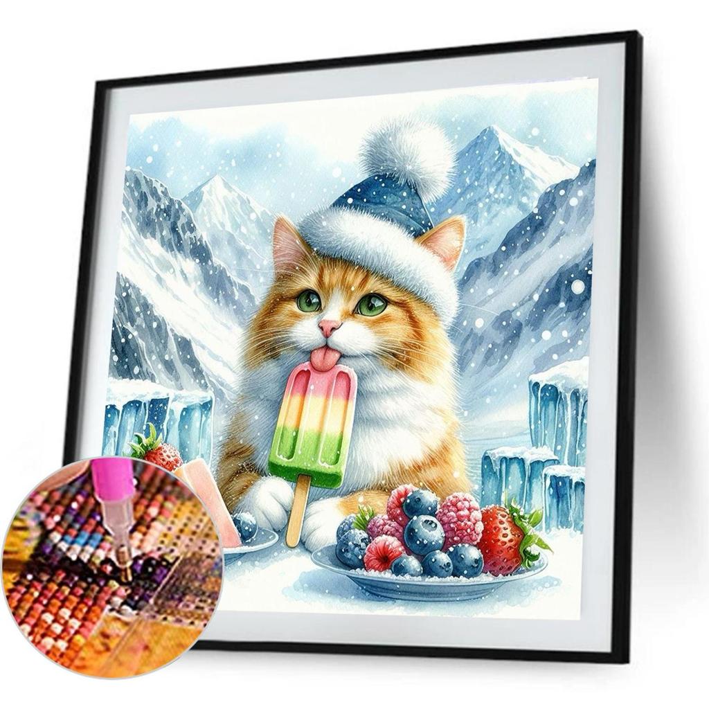 Animal Series Diamond Art Kits for Home Wall Decor Round Full Drill Dimond Art Paintings Diamond Dots Gem Art 15.75 X15.75 In