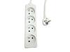 MC-PS040300FRW 4-socket Power Strip White 3m