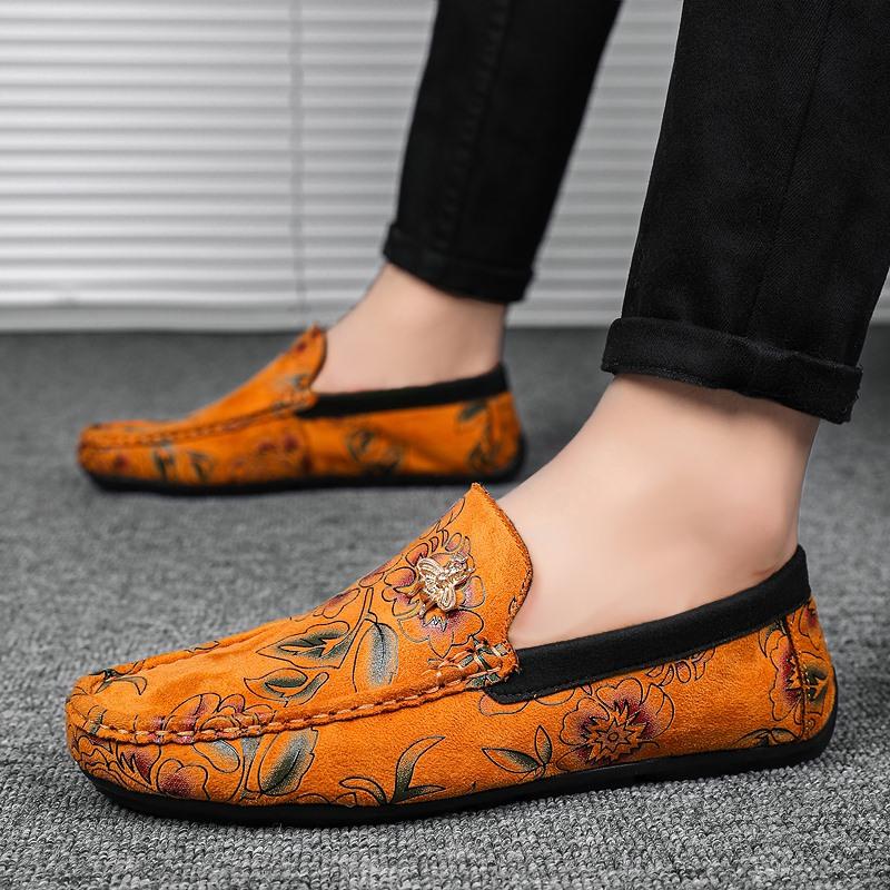 Leichte Herren Freizeitschuhe 2025 Herrenschuhe Leder Herren Penny Loafers Herren Mokassins Slipper Herren Flats Männliche Fahrschuhe