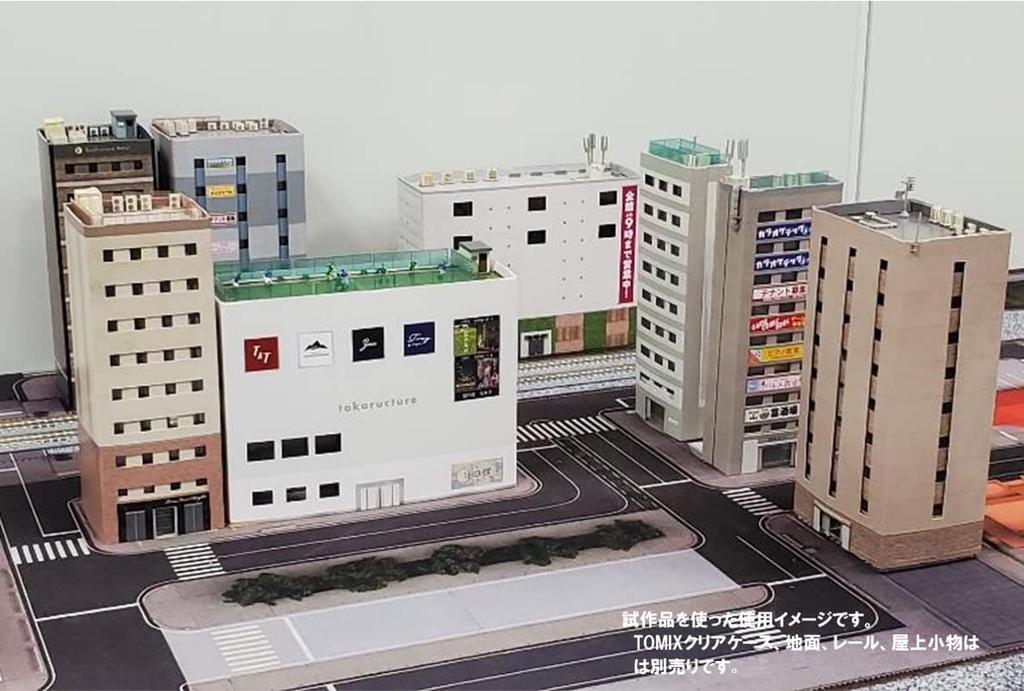 TOMYTEC Paper Structure C04 Heights Tennant Building Diorama Supplies Eco-Rakuture