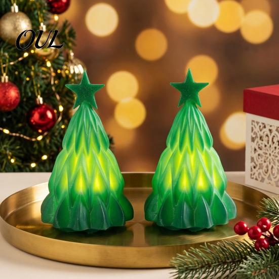 Decorative Tree for Dorm Christmas Lamp, Light Up Mini Xmas Night Light, Festive Atmosphere Battery Operated Holiday Tabletop Decoration Winter Indoor