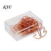 Decorative Page Markers 10PCS Rose Gold Metal Paper Clips, Cartoon Shape Clips Bookmarks, Creative Documents Organizers for Office And School