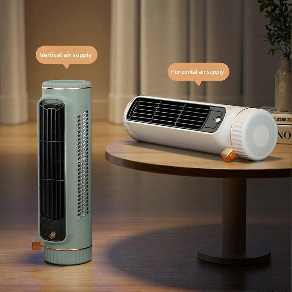 Condizionatore d'Aria Portatile, Raffrescatore d'Aria Personale a 3 Velocità, Ventilatore da Scrivania Multi-uso Verticale/Orizzontale Senza Pale