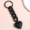 Valentine's Heart Shaped Keychains Wedding Party Gifts Plastic Heart Keychains