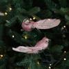 Realistic Simulated White Bird Pendant Artificial Christmas Tree Decoration  Holiday Festival Decor