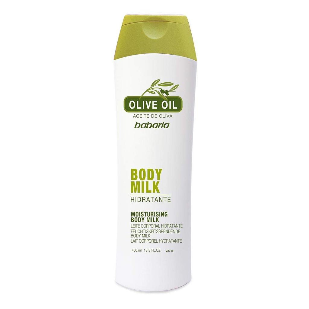 Lait corporel hydratant à l'HUILE D'OLIVE 400 ml