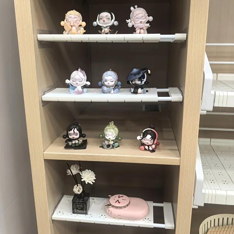 Multi Functional Non Perforated Storage Partition Suitable for Space Saving Storage Shelves in Cabinets, Kitchens, and Bathrooms