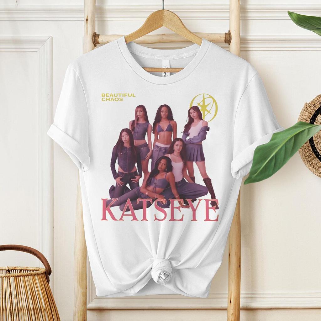 Y2K Singer Graphic Print Tshirt Fashion Hip Hop Girl Group T Shirt Haraju Kukorean Ulzzang Short Sleeve Tees for Women Unisex