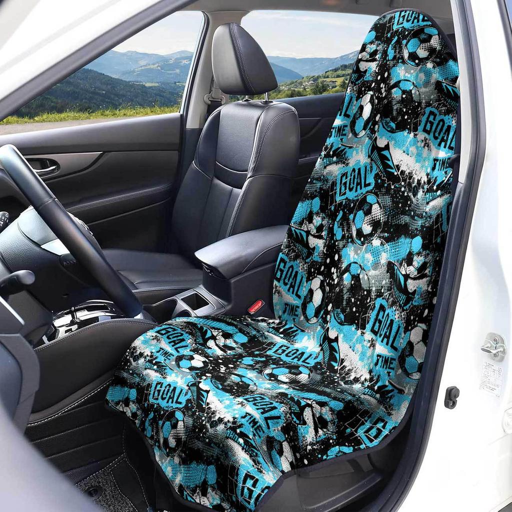 Universal Car Seat Towel Cover - All-Season Front Seat Protector for Gym and Workout