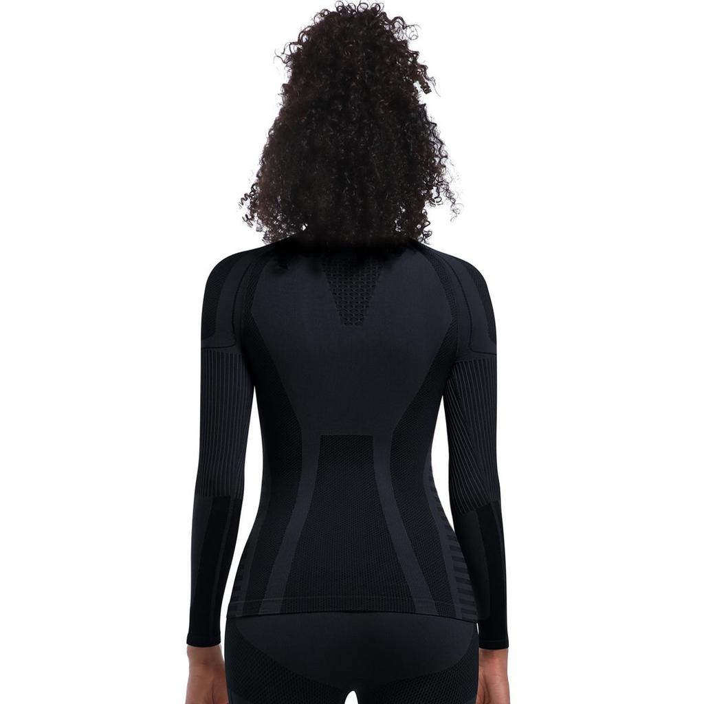 Seamless Long Sleeve High Stretch Ski Suit Top for Running, Fitness, and Yoga
