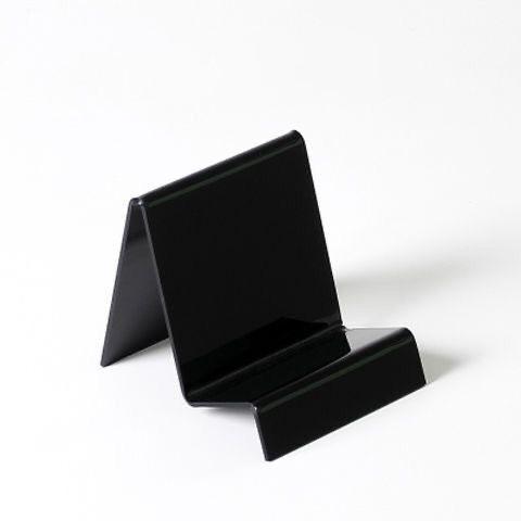 

1-9 Tier Clear/Black Acrylic Riser Display Stand for Wallet,Makeup Organizer, Sunglasses,Women Handbag Rack Collection Holder
