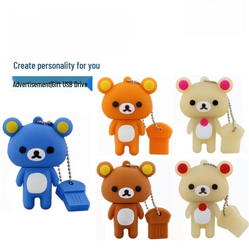 

OLOEY Cartoon Rilakkuma 128GB Dual Interface USB Drive