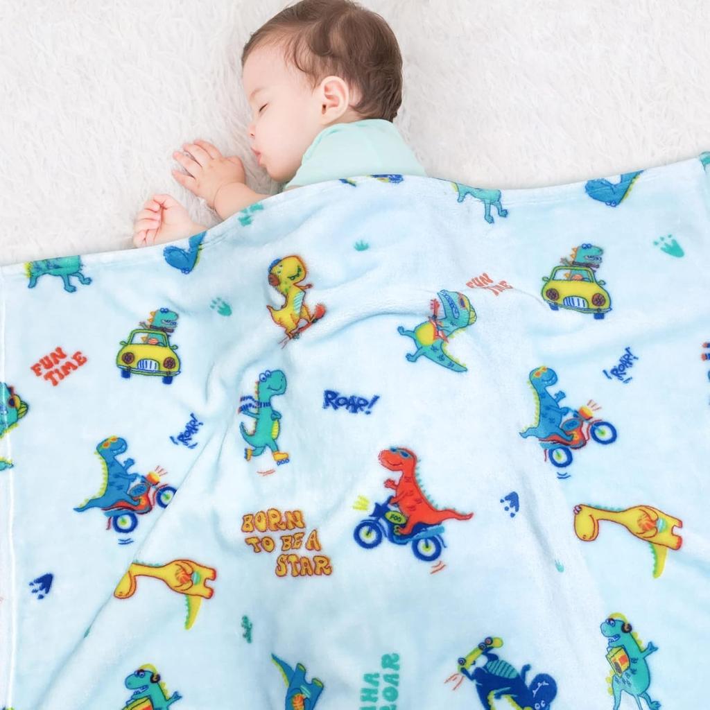 Dinosaur Hot Cartoon Blanket Flannel Bed Sofa Travel Camping Super Soft Cozy Plush Blankets Print animal Blanket for All Seasons