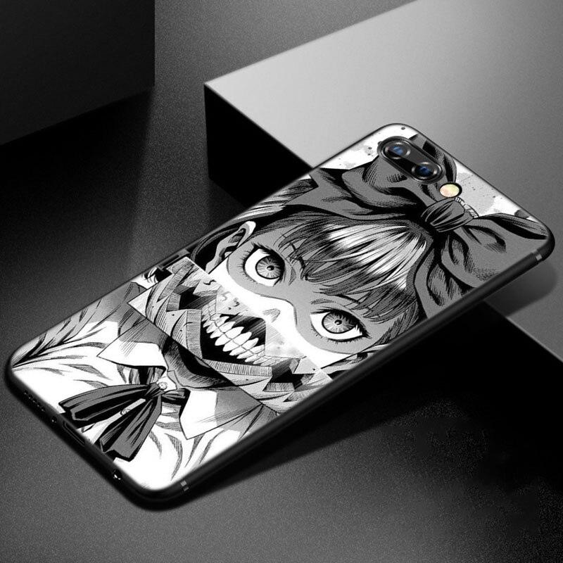 Anime Tokyo Ghoul kwiaty etui na telefon dla Huawei Honor 7A 8A 9X20 Pro 8 10X Lite 7S 8C 8S 8X 9A 9C 10i 20i 30i 20E 20S okładka