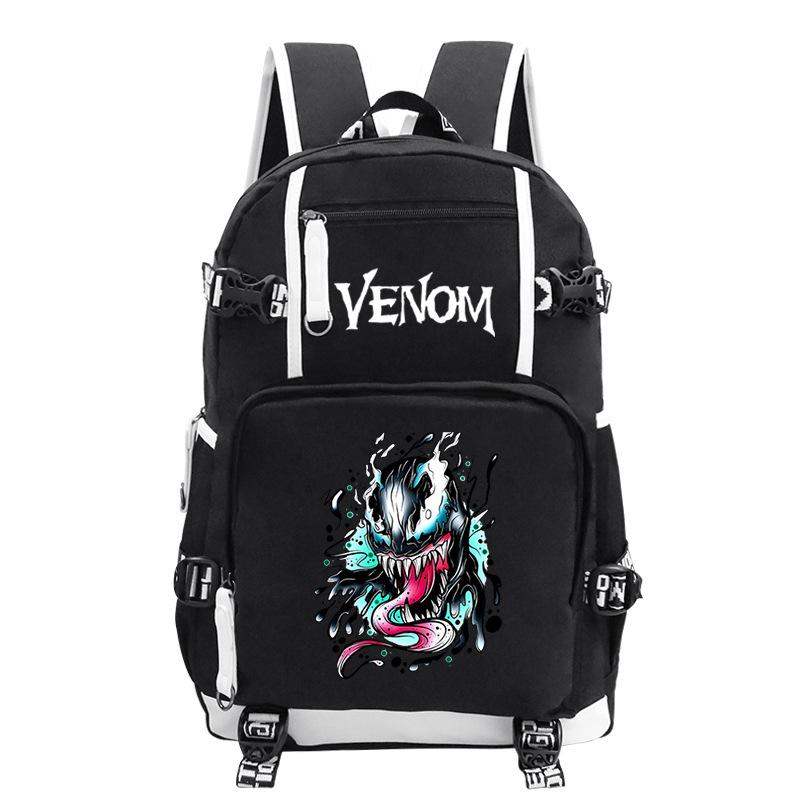 Trend Peripheral Ridge Protection Backpack Junior High School Elementary School Students Burden Reduction School Bag Multifunctional Portable