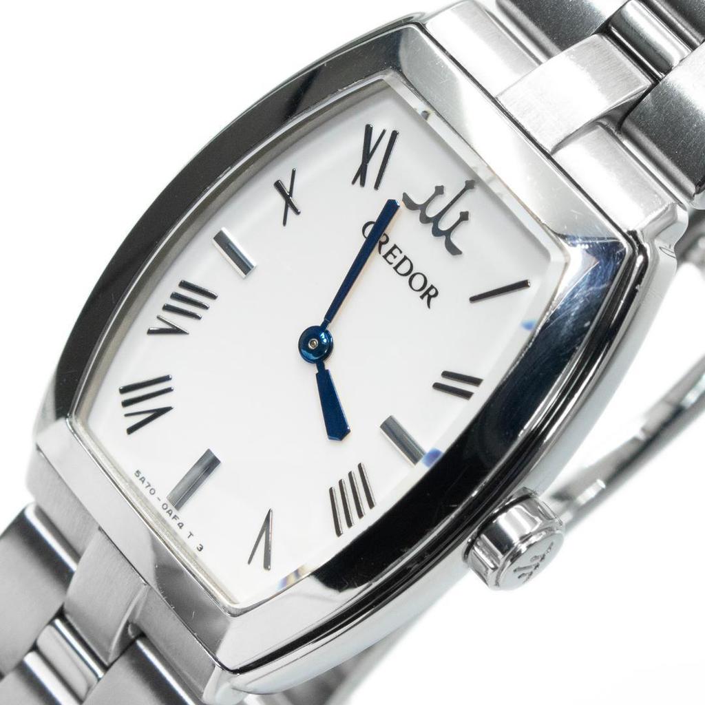 [USED] Seiko Women's Credor Aqua Watch In White and Blue with Logo, Rare