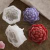 3D Lotus Flower Shape Candle Silicone Mould DIY Day of Dead Decoration Handmade Soap Model Plaster Aromatherapy Mold Wholesale