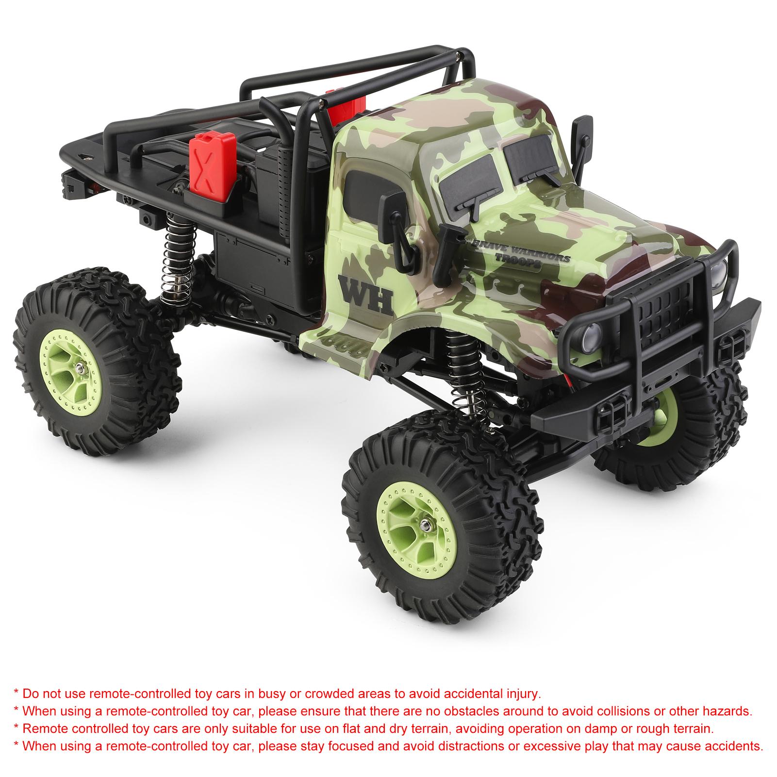 Wltoys 184021 Машинка на радиоуправлении 1/18 2.4GHz 4WD Военный грузовик — фото 6