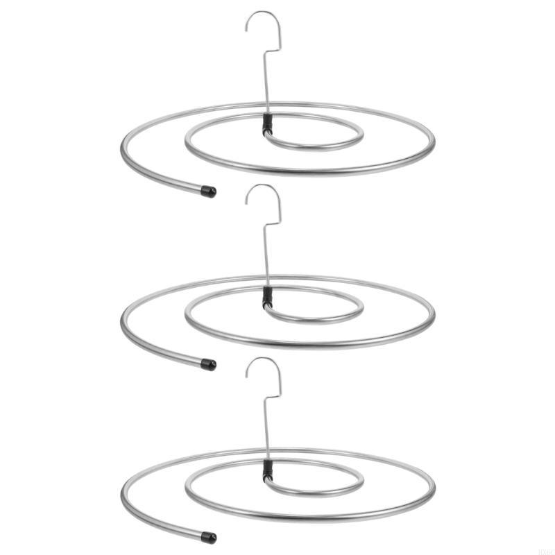 Spirals Drying Rack Indoor Outdoor Use Thick Metal Frame Corrosion Resistant HX6C