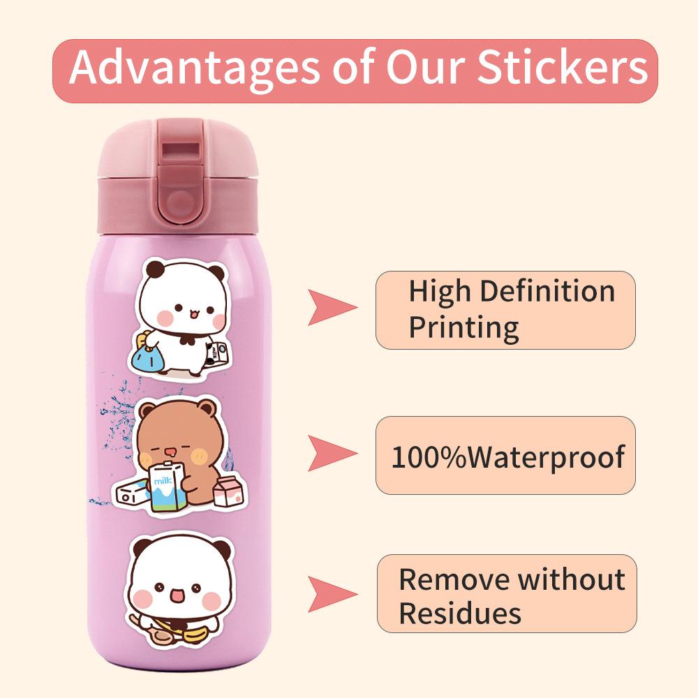 50 Sheets of Cloth and One or Two Graffiti Stickers Decorate Scooter Suitcase Notebook DIY Stickers