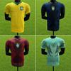 Brazil 26-27 Home Player Football Jersey Short Sleeve Slim Fit Training Match Shirt