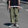 Casual Solid Color Loose Straight Fashion Comfortable Pants Capable Simplicity Handsome Elastic Waist Lacing Men's Clothing 2026