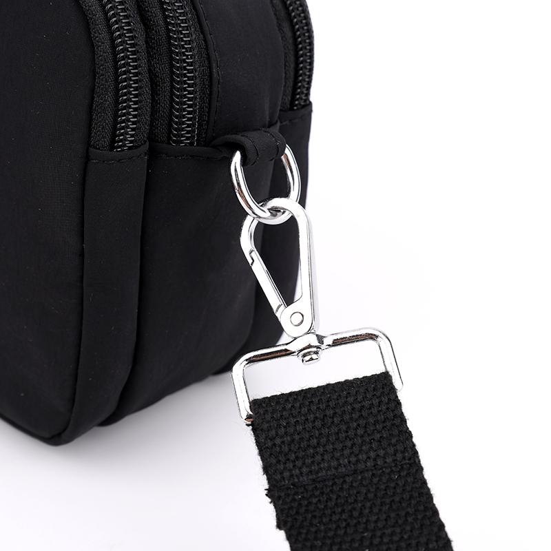 Damentasche Mehrfachtaschen Nylon-Tasche Muttertasche Einfarbig Umhängetasche Crossbody-Tasche