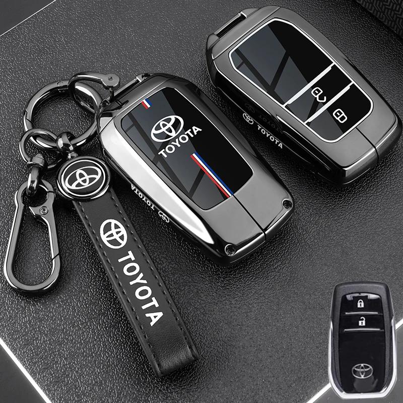 Car Key Case Fob Cover For Toyota Auris Corolla Avensis Verso Yaris Aygo Scion TC IM Camry RAV4 Forturner Car Accessories