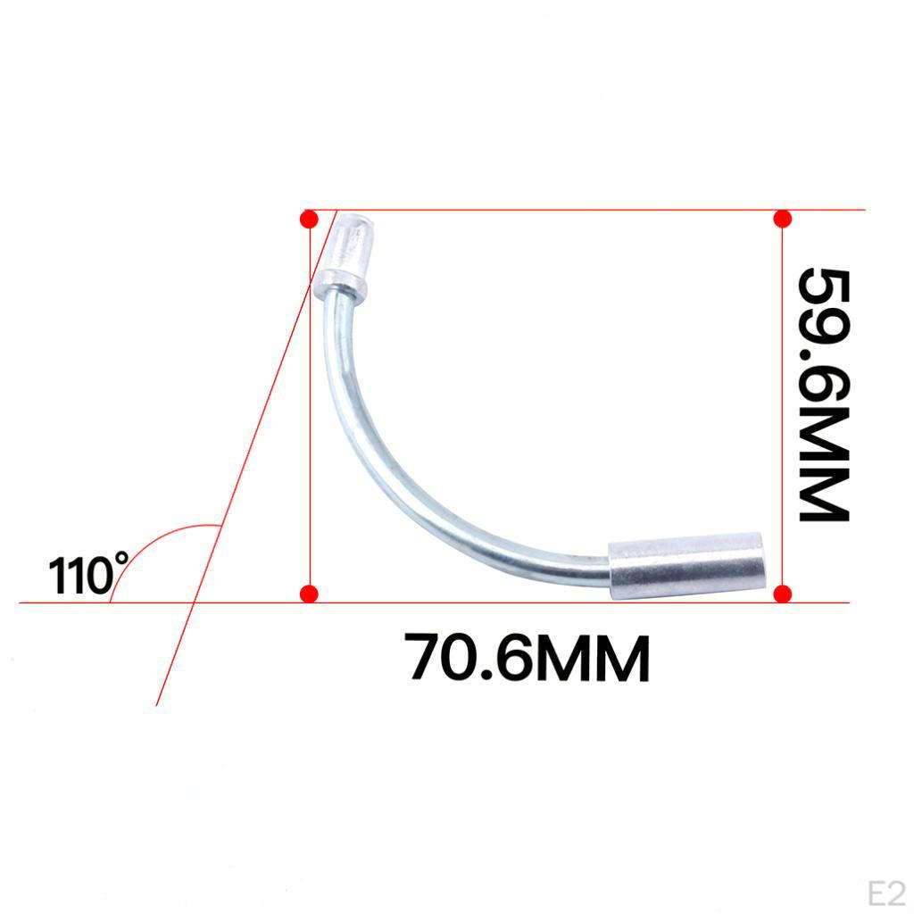 10x Akcesoria do naprawy roweru wąż do makaronu rowerowego - 110 stopni