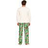 Family Matching Parent-Child Long Sleeve and Pants Pajama Set Loungewear for Home Wear