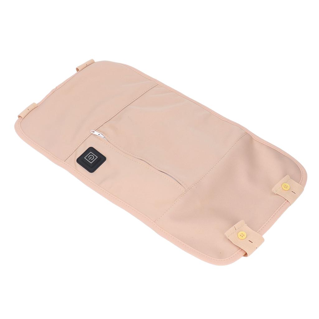 3pcs Heating Castor Oil Pack Kit Reusable Waterproof Adjustable Elastic Band Cotton Flannel Castor Oil Chest Pack for Liver Detox