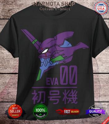 EVA Einheit 01 Neon Genesis Evangelion Shirt Japanischer Anime Manga NERV T-Shirt Tee