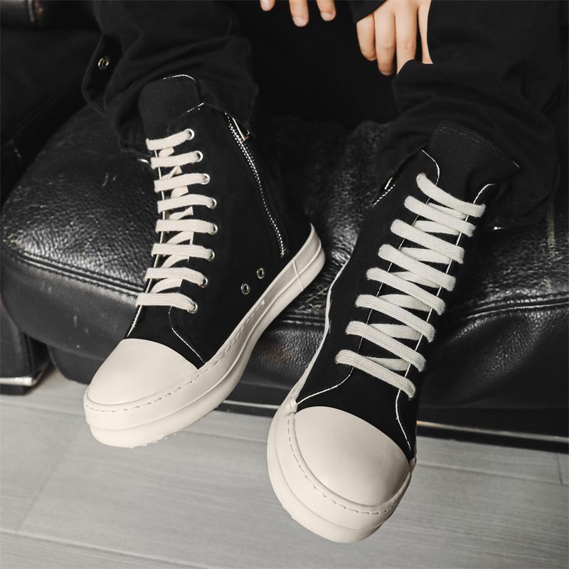 Fashion Fashion Winter Boots Outdoor Walking Sneakers Non-Slip Comfortable Lace Up Ankle Boots for Men New Men's High Top Casual Shoes