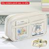 New 5-Layer Transparent Pencil Pouch With Large Capacity And Lightweight Design School Supplies Pencil Cases For Girls