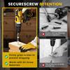 Screw Holder Drill Bit Phillips Anti-Drop Screwdriver Bit Fixing Clamp Set Suitable for Electric Drills Adapter Tool DIY Repair