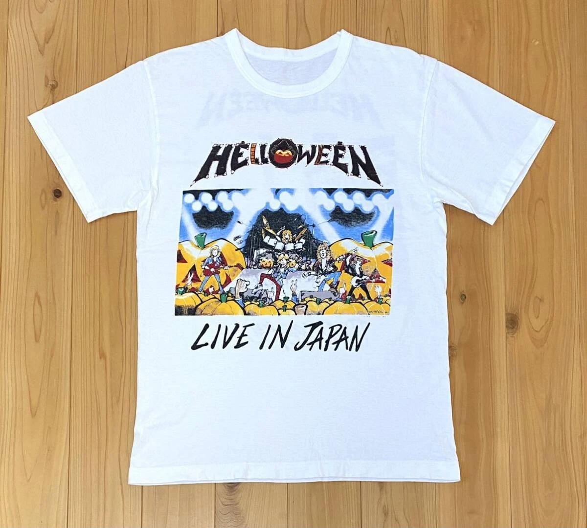 

Vintage 80s HELLOWEEN Live in Japan 1989-90 Tour T-Shirt Single Stitch Size M S