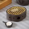Haitang-Shaped Alloy Candle Heating Base for Ceramic Teapot